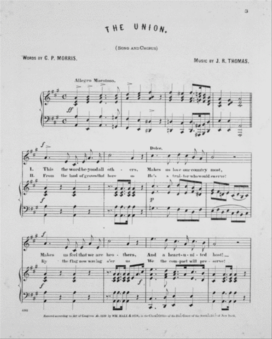 The Union. Song & Chorus Choir scores gallery preview page 2