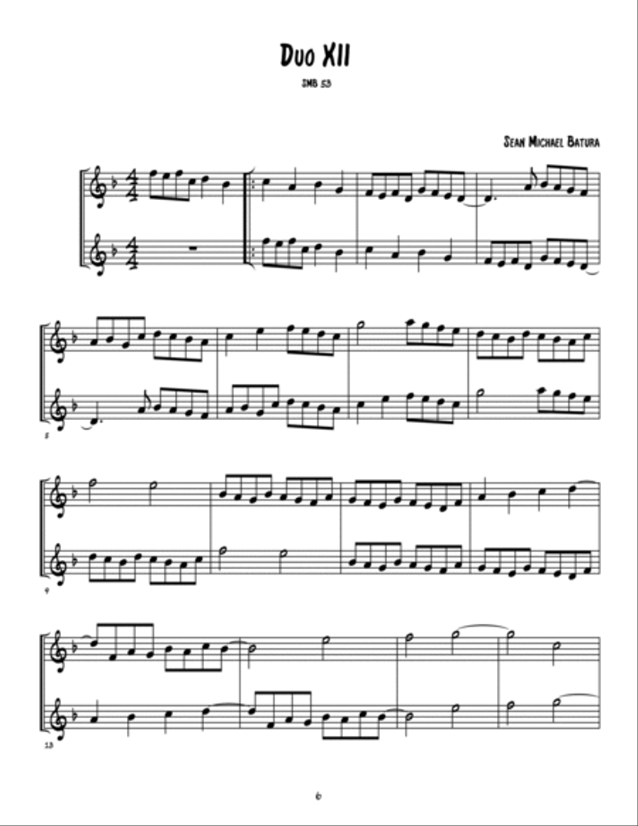 7 Duets for Double-Chambered Ocarina: Volume II ocarina scores gallery preview page 6