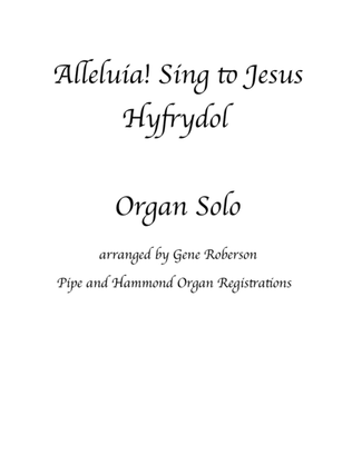 Book cover for Alleluia! Sing to Jesus Hyfrydol Easy Organ Hymn Series