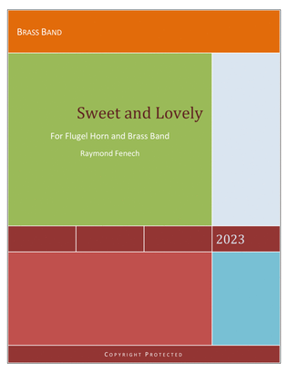 Book cover for Sweet and Lovely - Flugel Horn/ Trumpet/ Euphonium and Brass Band
