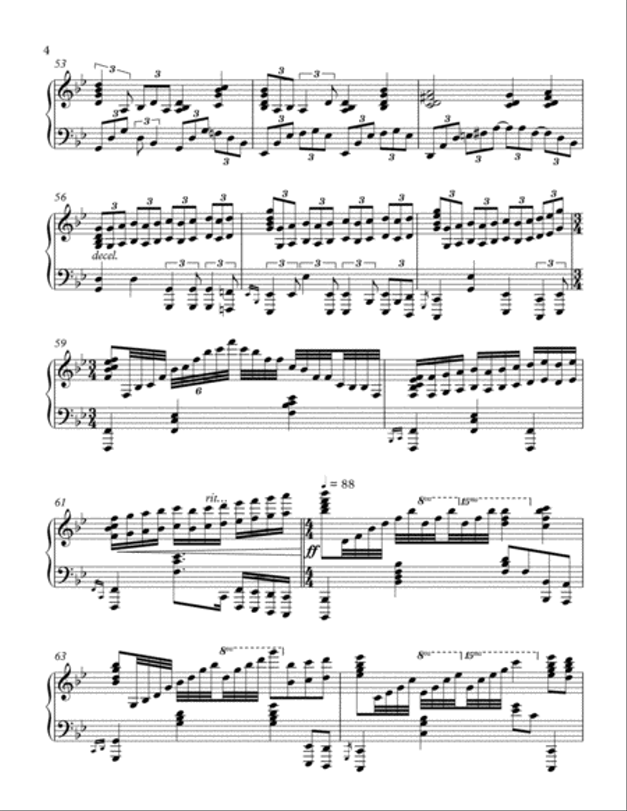 Our Great Savior Piano Solo scores gallery preview page 4