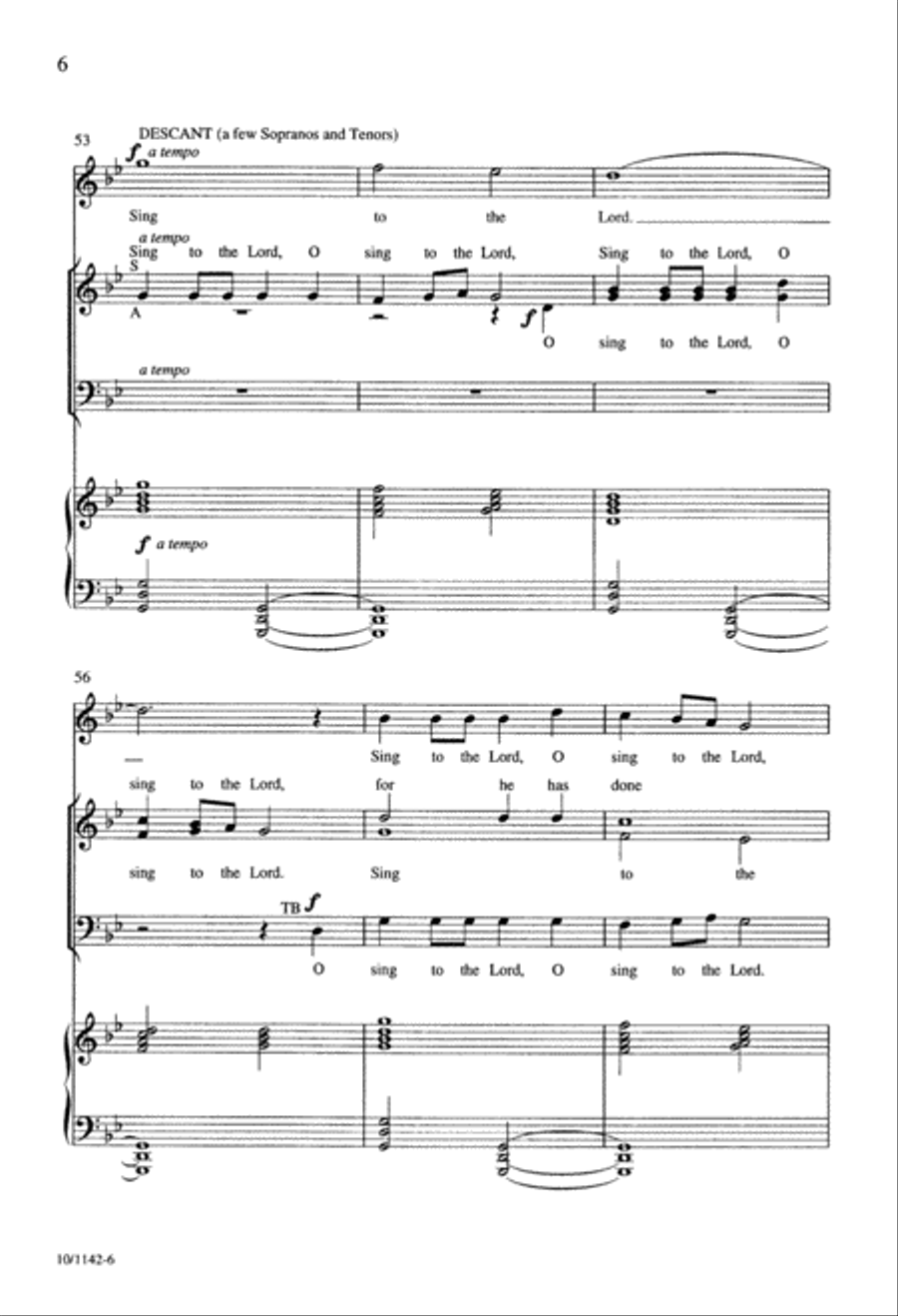 He Has Done Marvelous Things 4-Part scores gallery preview page 6