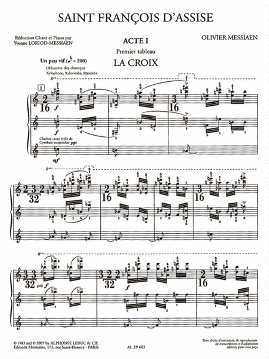 Saint Francis Of Assisi - Volume 1 (opera) Collection / Songbook scores gallery preview page 2