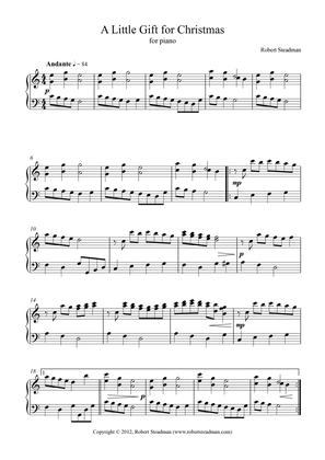 A Little Gift for Christmas (for solo piano)