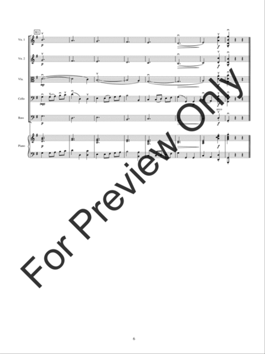 Canon (Score) String Orchestra scores gallery preview page 8