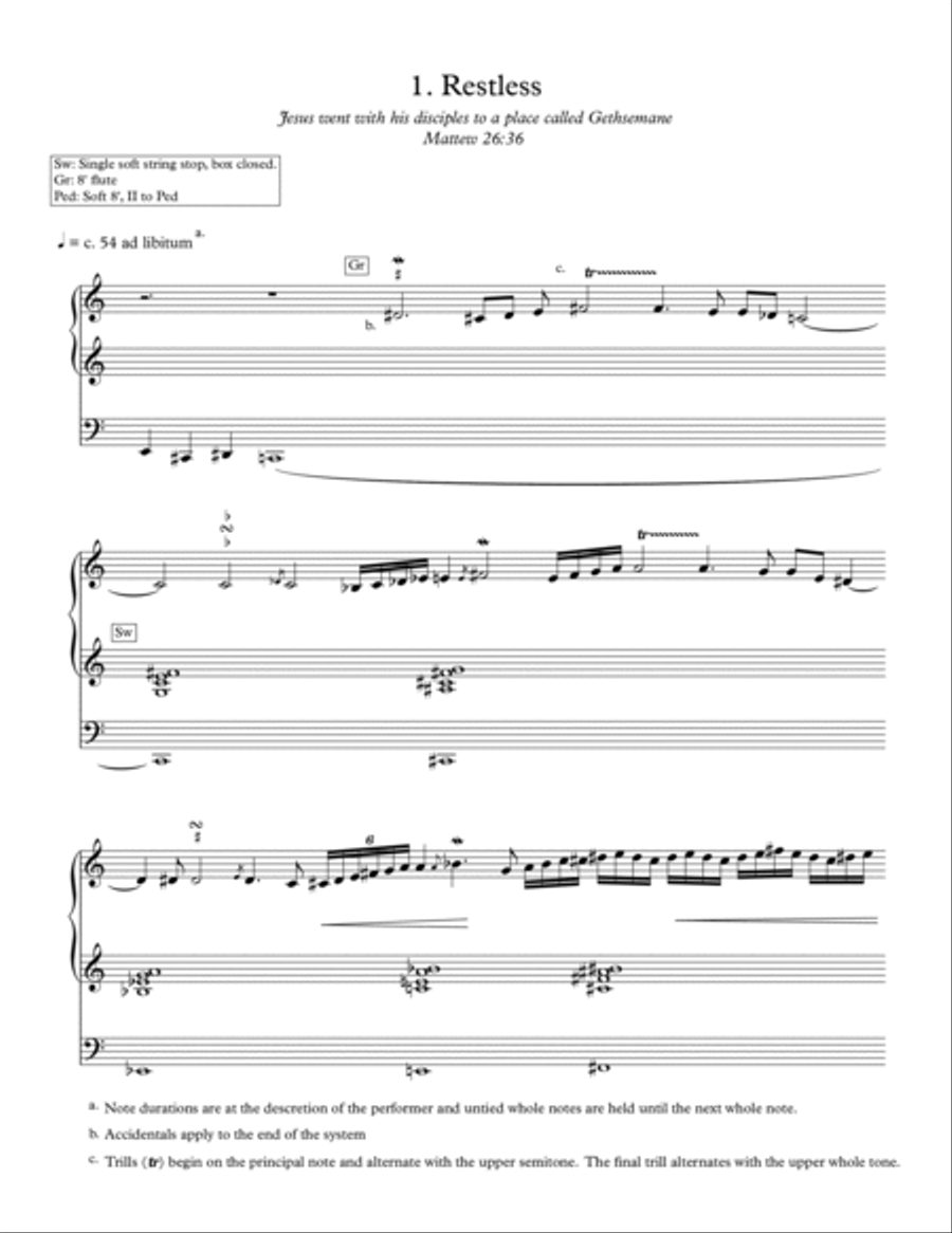Five Short Pieces for Good Friday Organ Solo scores gallery preview page 6