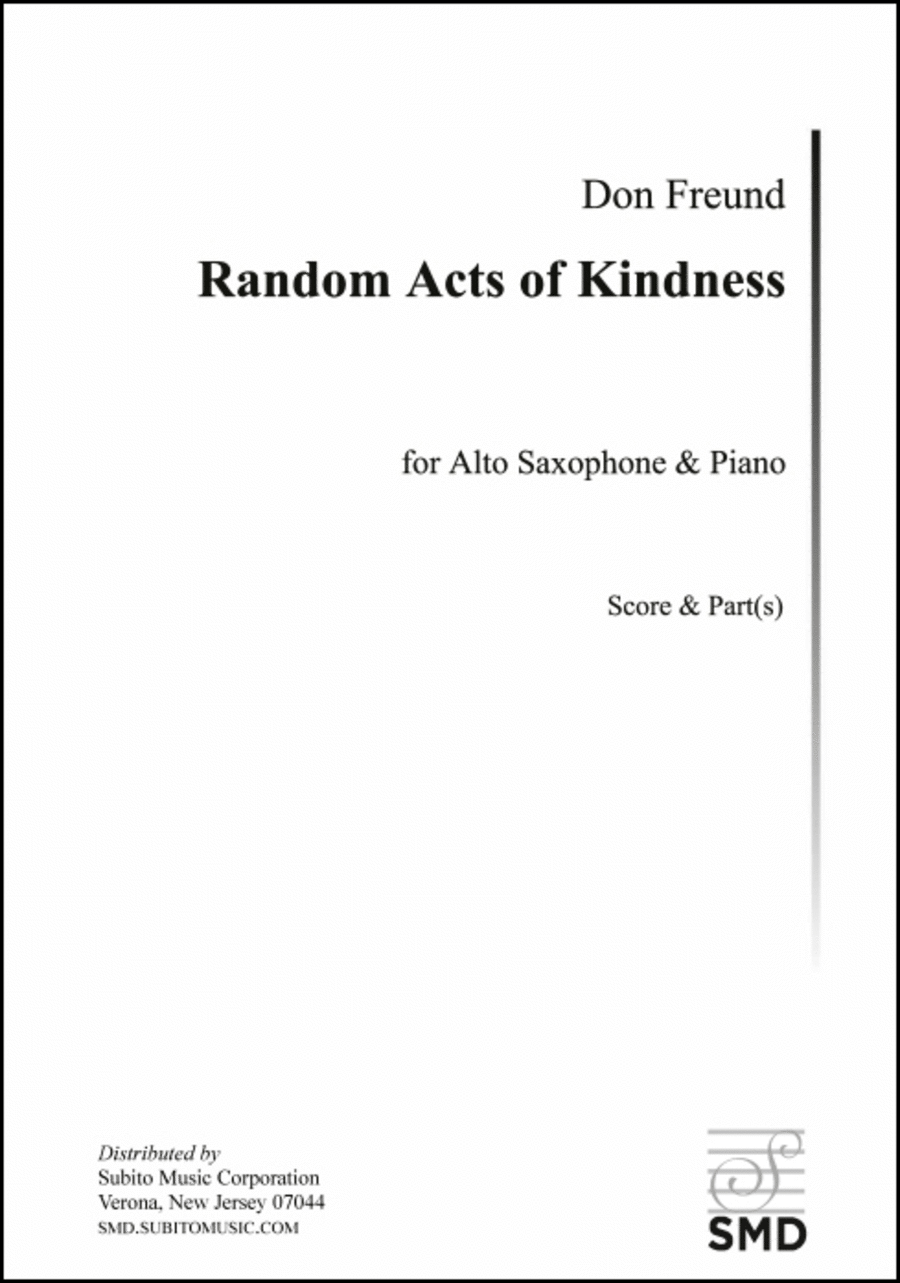 Random Acts of Kindness (Alto version)