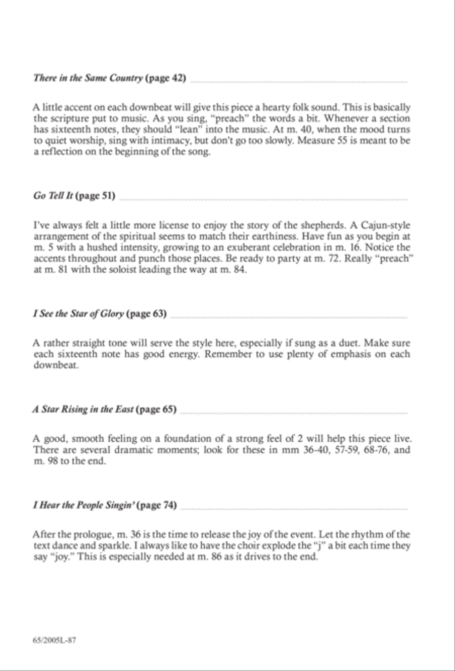 I Hear the Prophet Callin' 4-Part scores gallery preview page 88