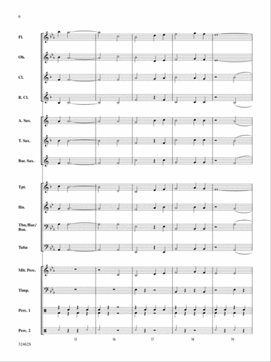 Belwin Beginning Band Kit #6: Score Concert Band scores gallery preview page 6