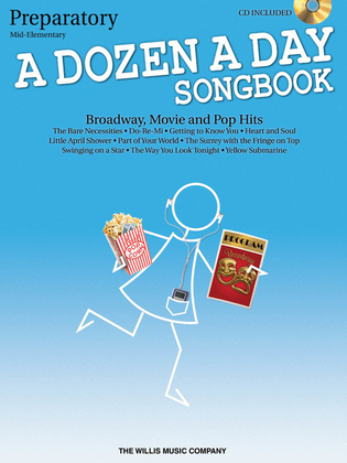 Book cover for A Dozen a Day Songbook - Preparatory Book