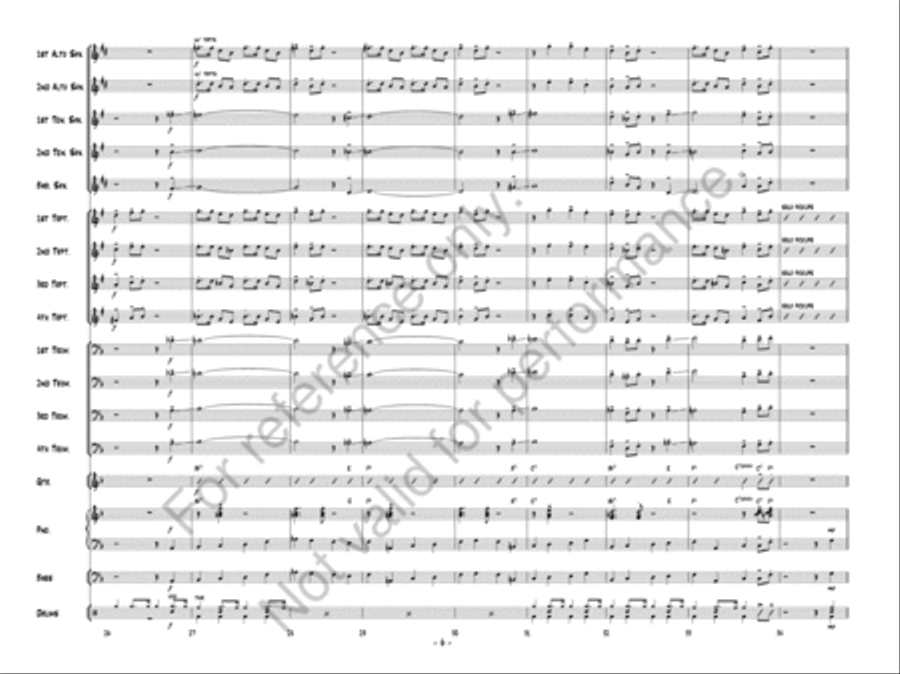 Free Range Trumpets Jazz Ensemble scores gallery preview page 5