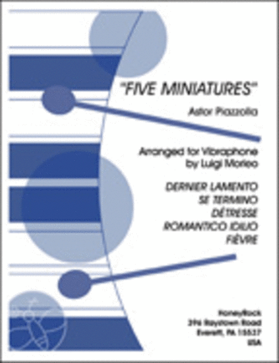 Five Miniatures Vibraphone scores gallery preview page 1