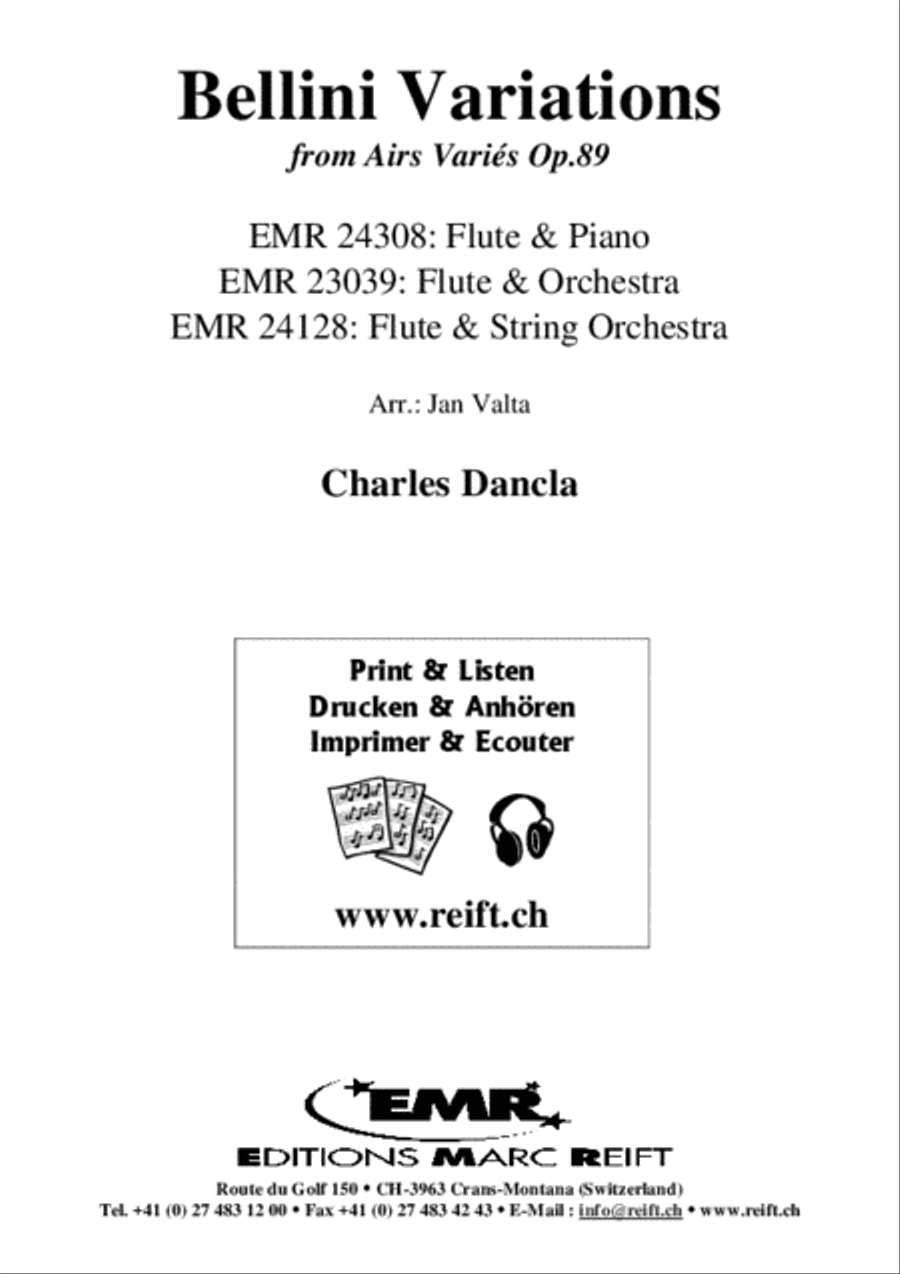 Bellini Variations Bellini Variations Flute Solo scores gallery preview page 2