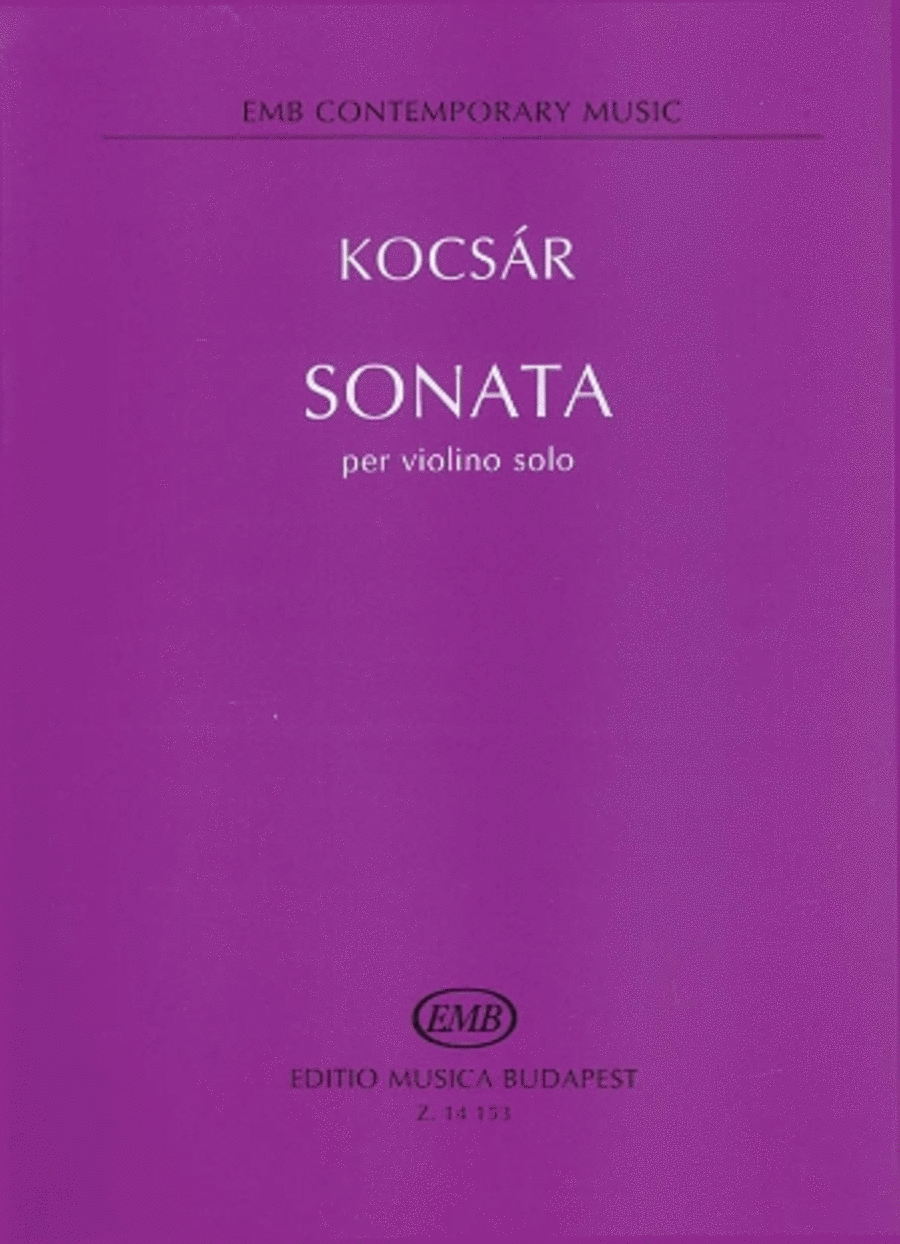 Miklos Kocsar : Sonata