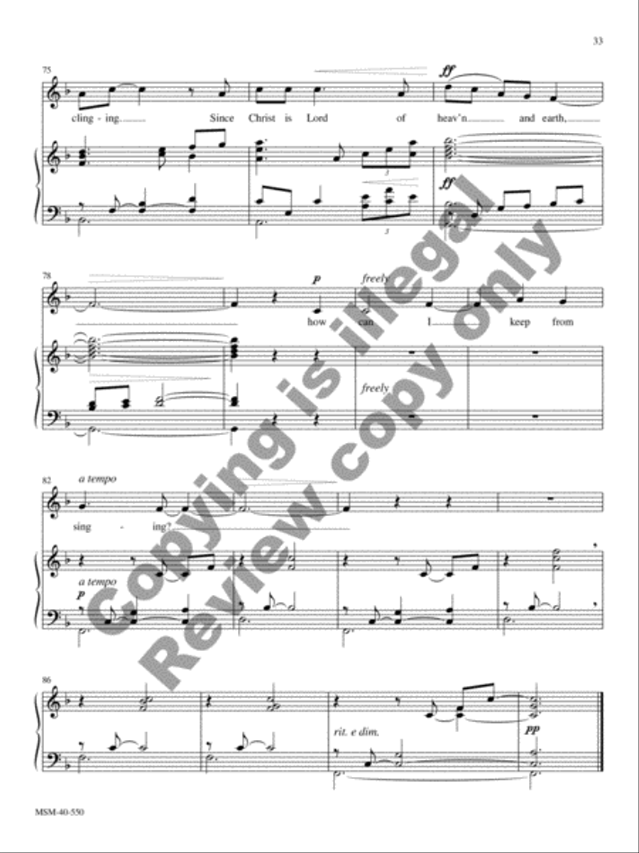 Sing Praise Voice Solo scores gallery preview page 20