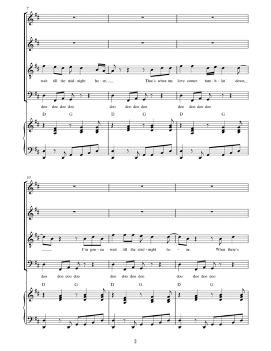 In The Midnight Hour 4-Part scores gallery preview page 2