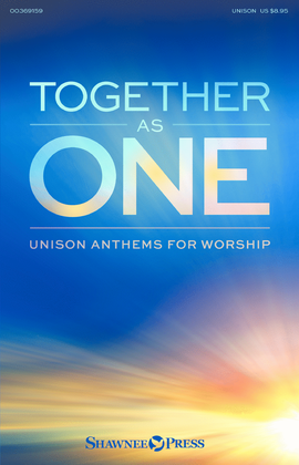 Book cover for Together As One (Unison Anthems for Worship)