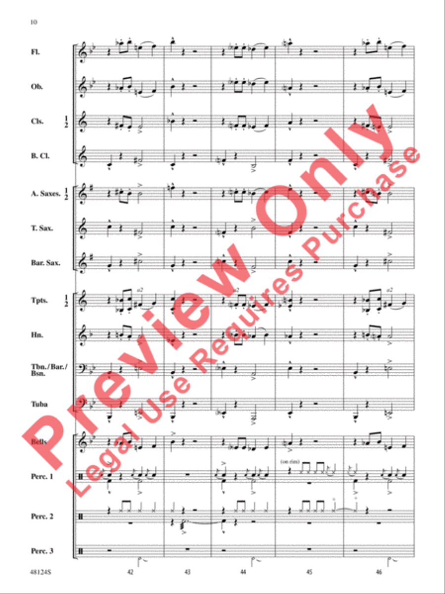 Tin Man Does the Iron City Concert Band scores gallery preview page 11