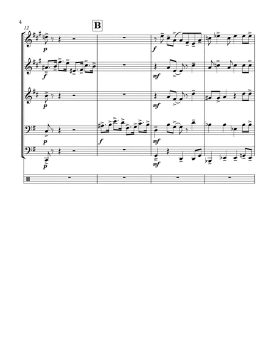 The Pearls Brass Ensemble scores gallery preview page 4