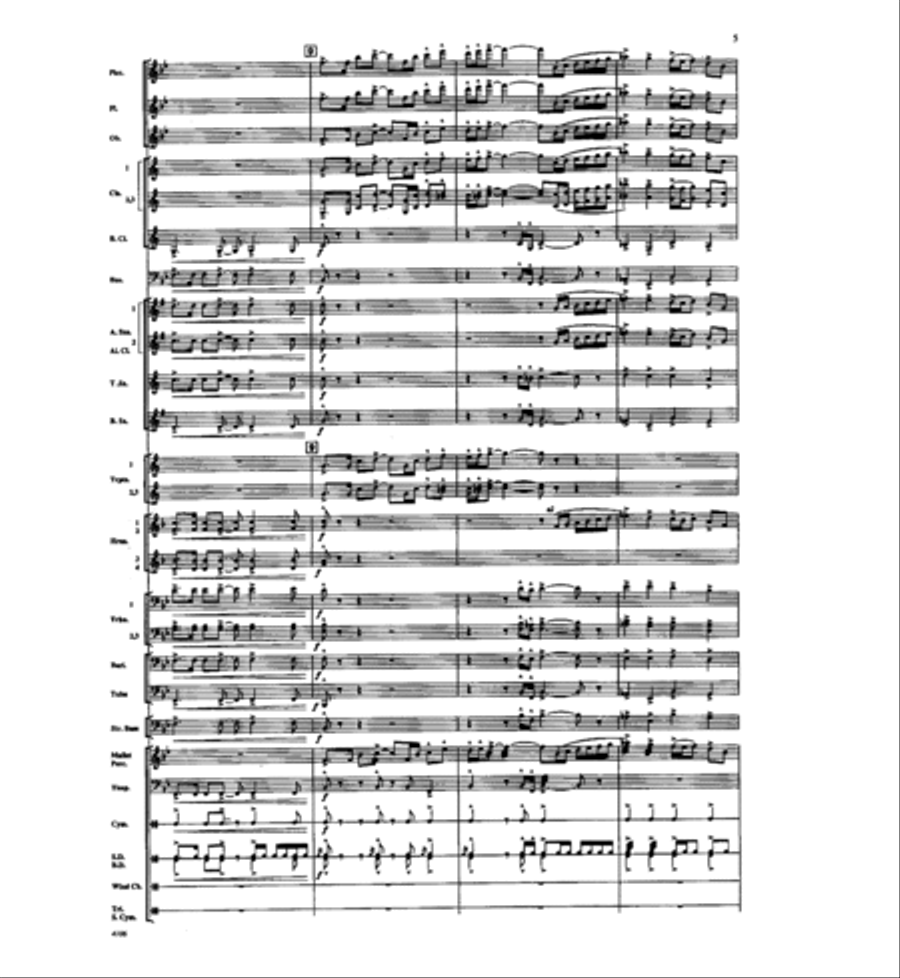 Of A Distant Star Concert Band scores gallery preview page 4