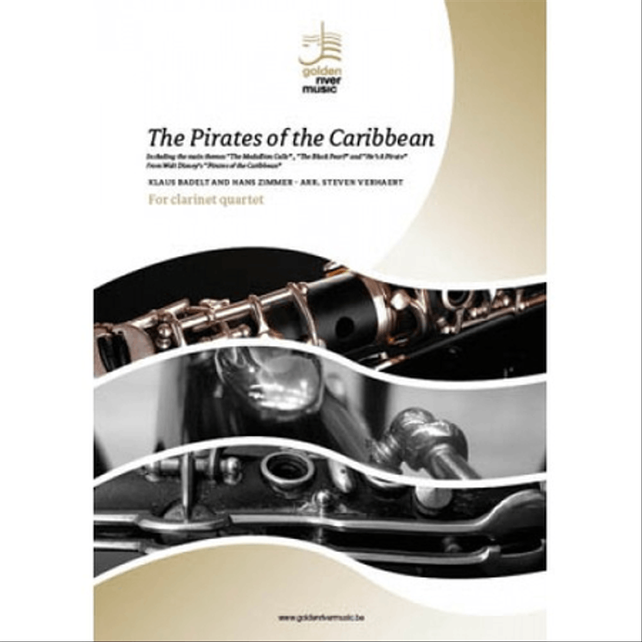 Pirates of the Caribbean Clarinet Quartet scores gallery preview page 1