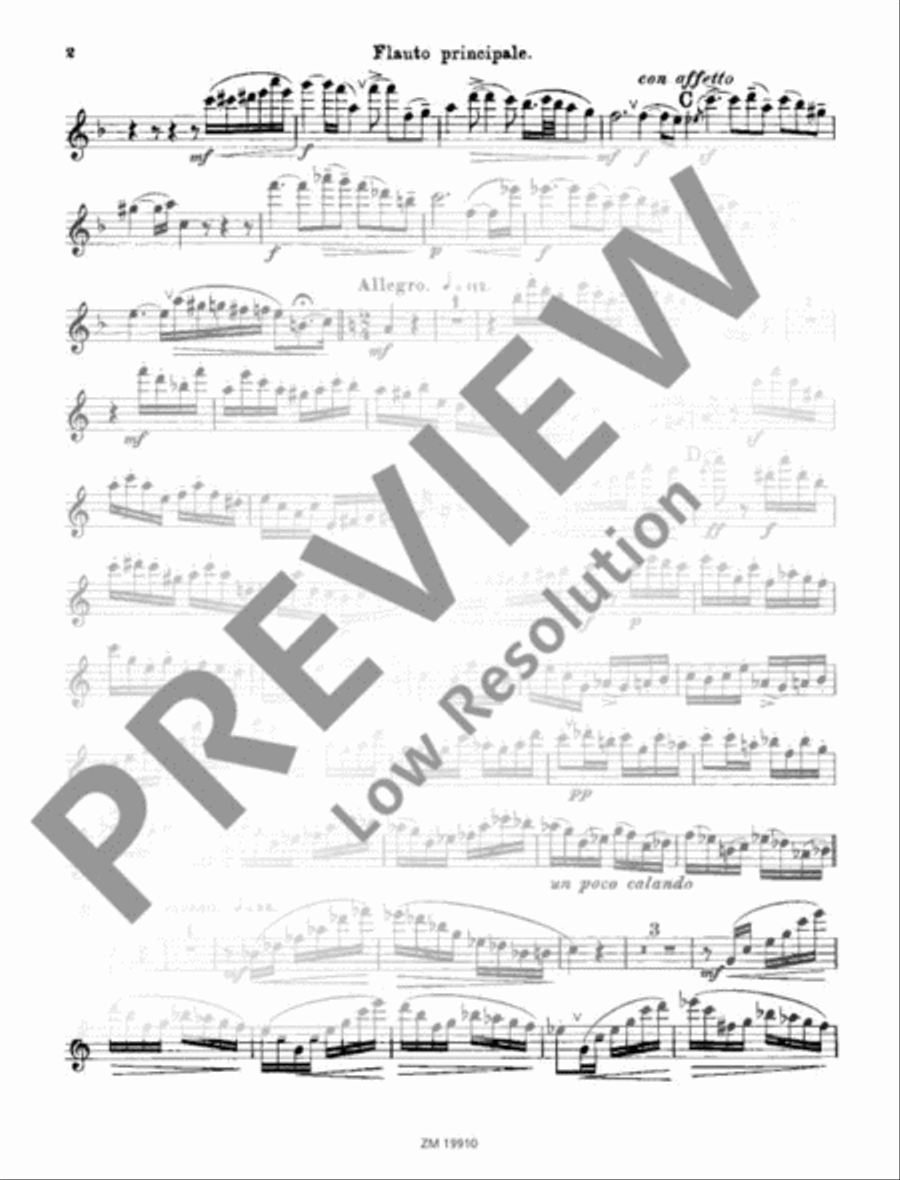 Ballade Flute Solo scores gallery preview page 18