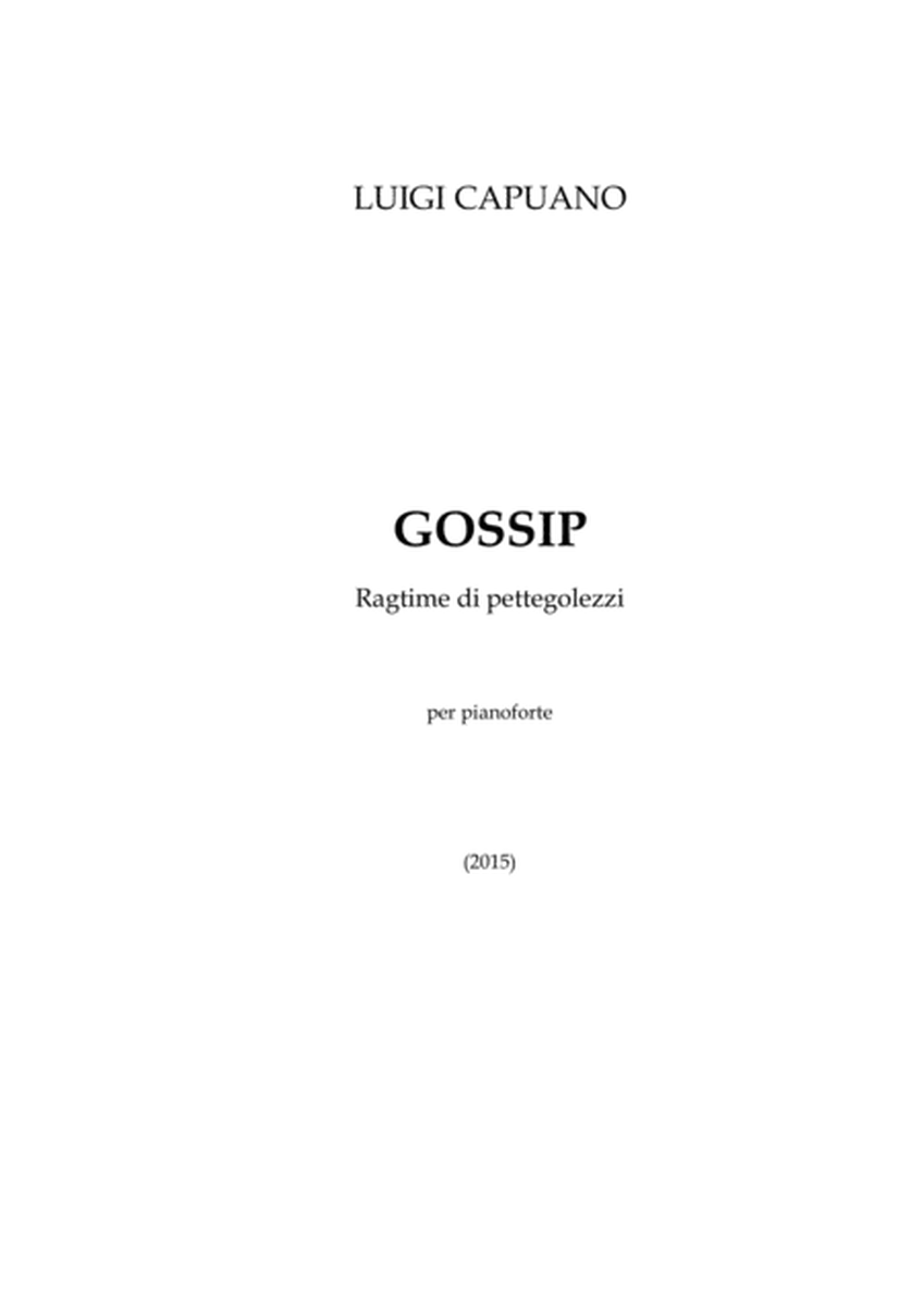 Gossip, ragtime di pettegolezzi (Piano solo) image number null