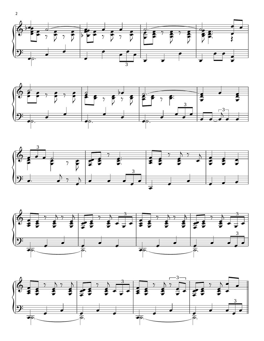 Silver Bells Piano Solo scores gallery preview page 2