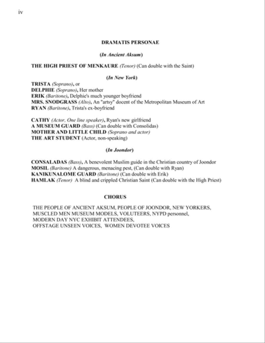 Menkaure, An Opera in 3 Acts, Full Orchestral Score Full Orchestra scores gallery preview page 4