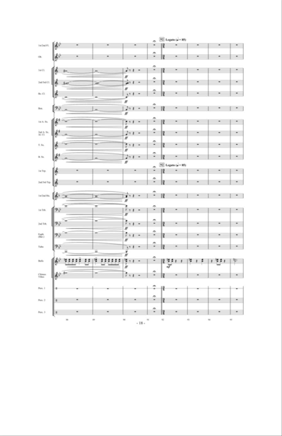 Force Majeure Concert Band scores gallery preview page 17