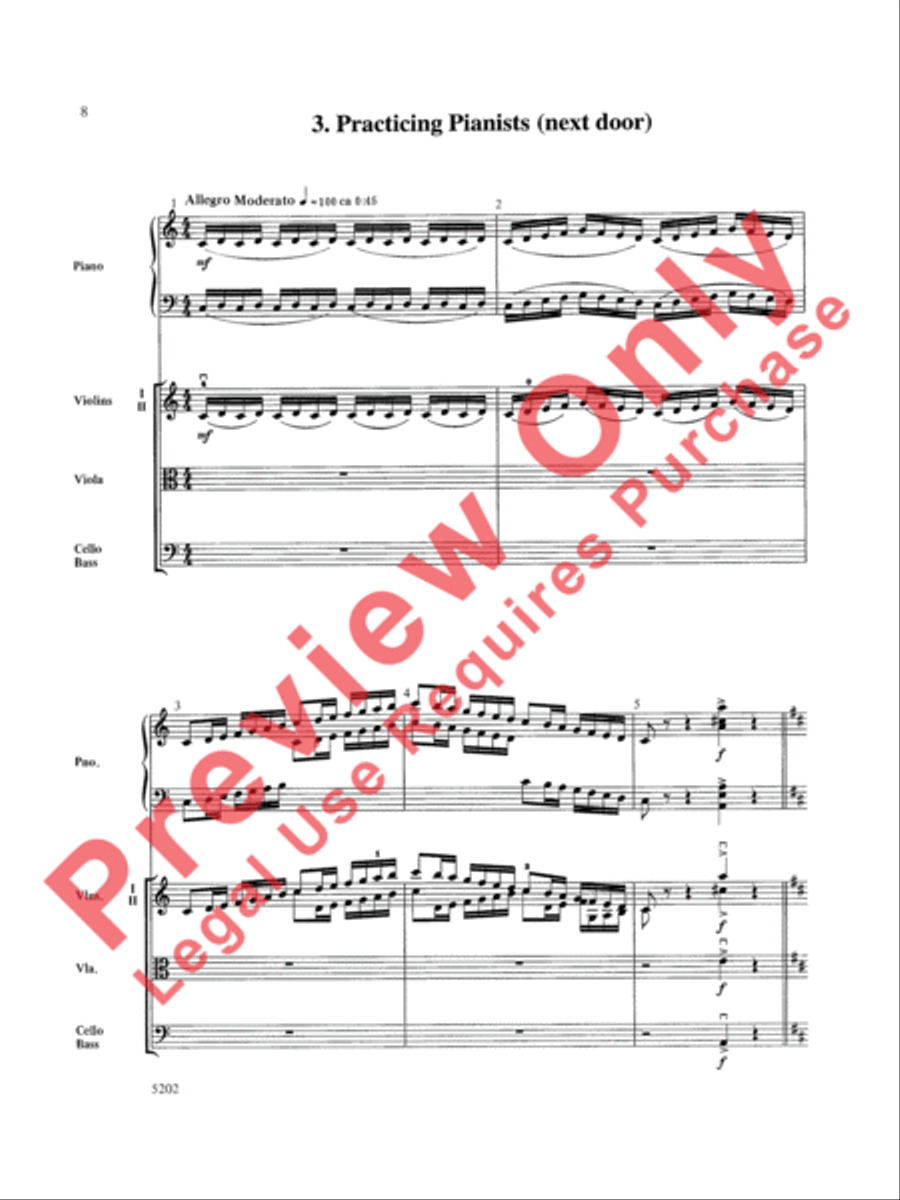 Carnival of the Animals Carnival of the Animals String Orchestra scores gallery preview page 9