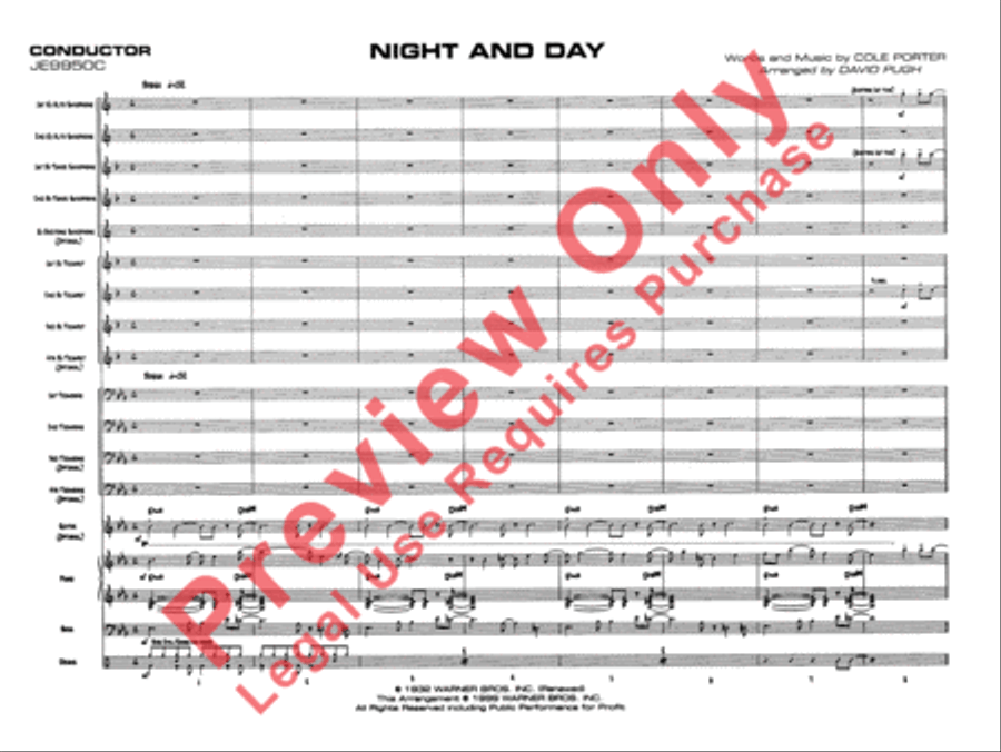 Night and Day Jazz Ensemble scores gallery preview page 4