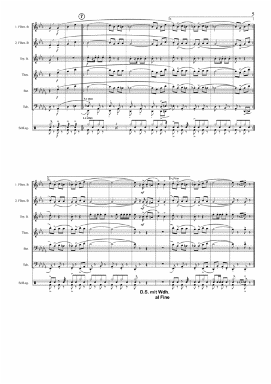 Huetten-polka Small Ensemble scores gallery preview page 5