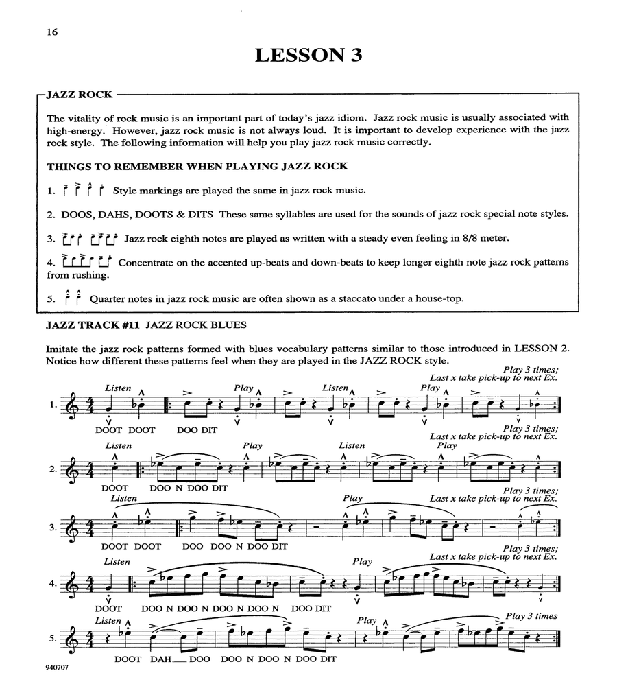 Jazz Anyone.....?, Book 1 Jazz Ensemble scores gallery preview page 3