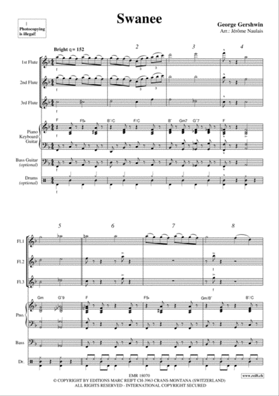 Swanee Flute scores gallery preview page 3
