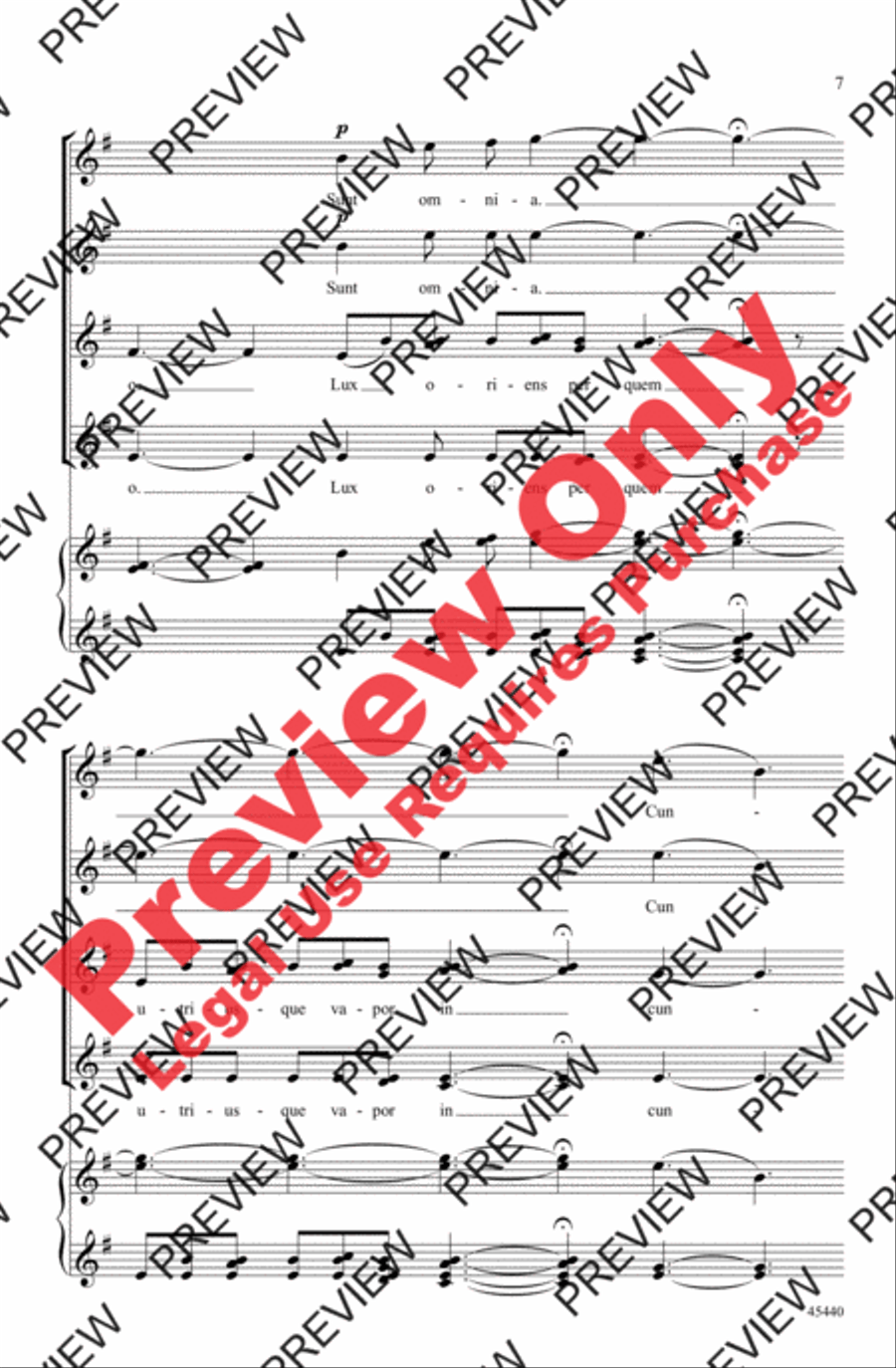 Kyrie Kyrie Women's Choir scores gallery preview page 7