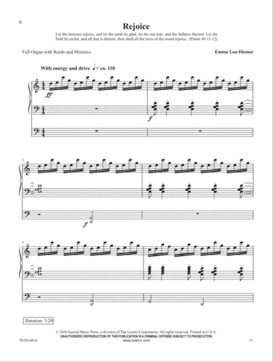 Visions from Scripture Organ Solo scores gallery preview page 3
