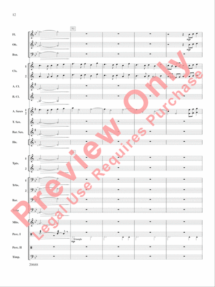 Quintero Concert Band scores gallery preview page 13