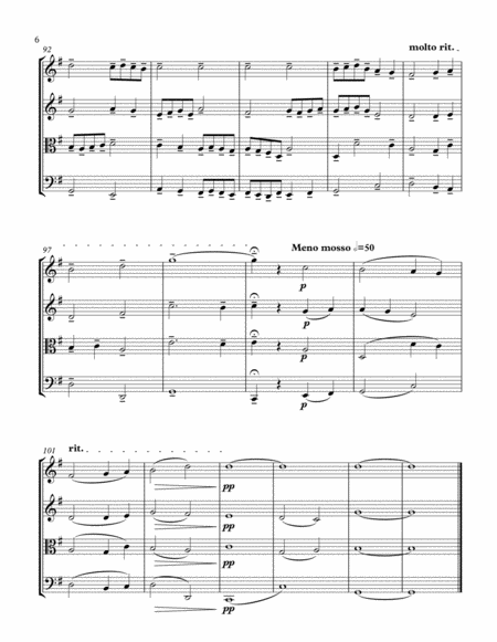 Veni Creator Spiritus (String Quartet) - Score and parts image number null