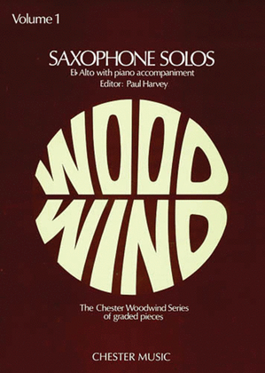 Book cover for Saxophone Solos Volume 1