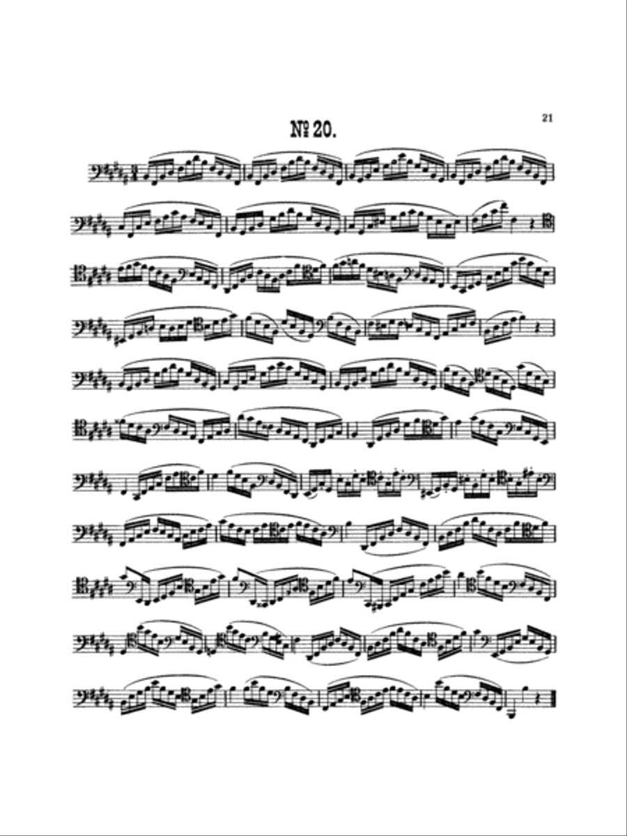 Milde: Twenty-five Studies, Op. 24 Part scores gallery preview page 1