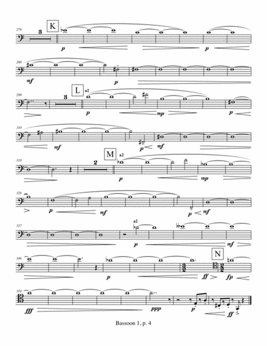Violin Concerto (2009) Bassoon part 1