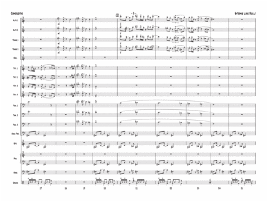 Strong Like Bull! Jazz Ensemble scores gallery preview page 4