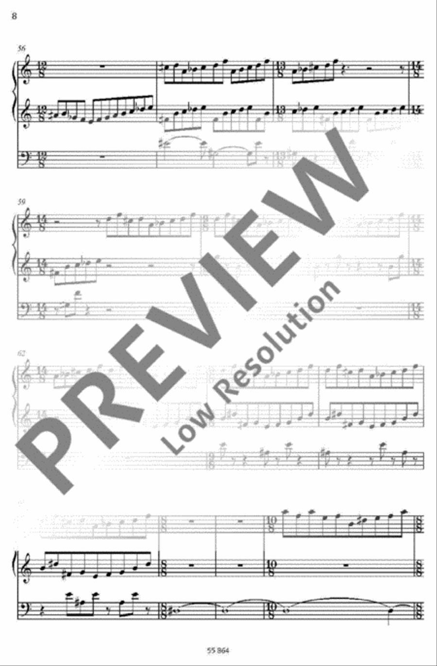 Sonate en trio No. 3 Organ scores gallery preview page 7