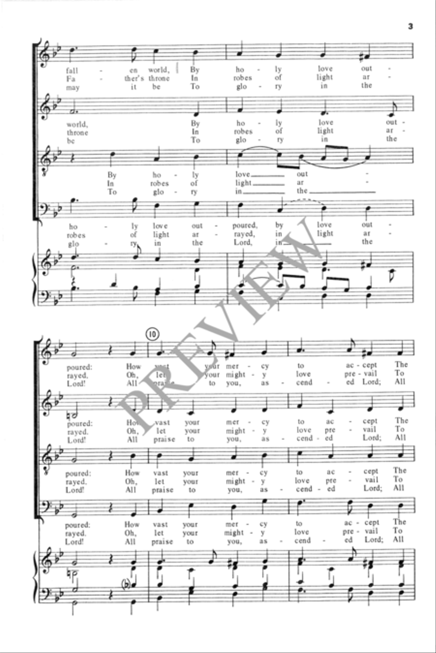 O Christ, Our Hope 4-Part scores gallery preview page 4