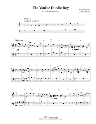 The Yankee Doodle Boy (Yankee Doodle Dandy) - for 2-octave handbell choir