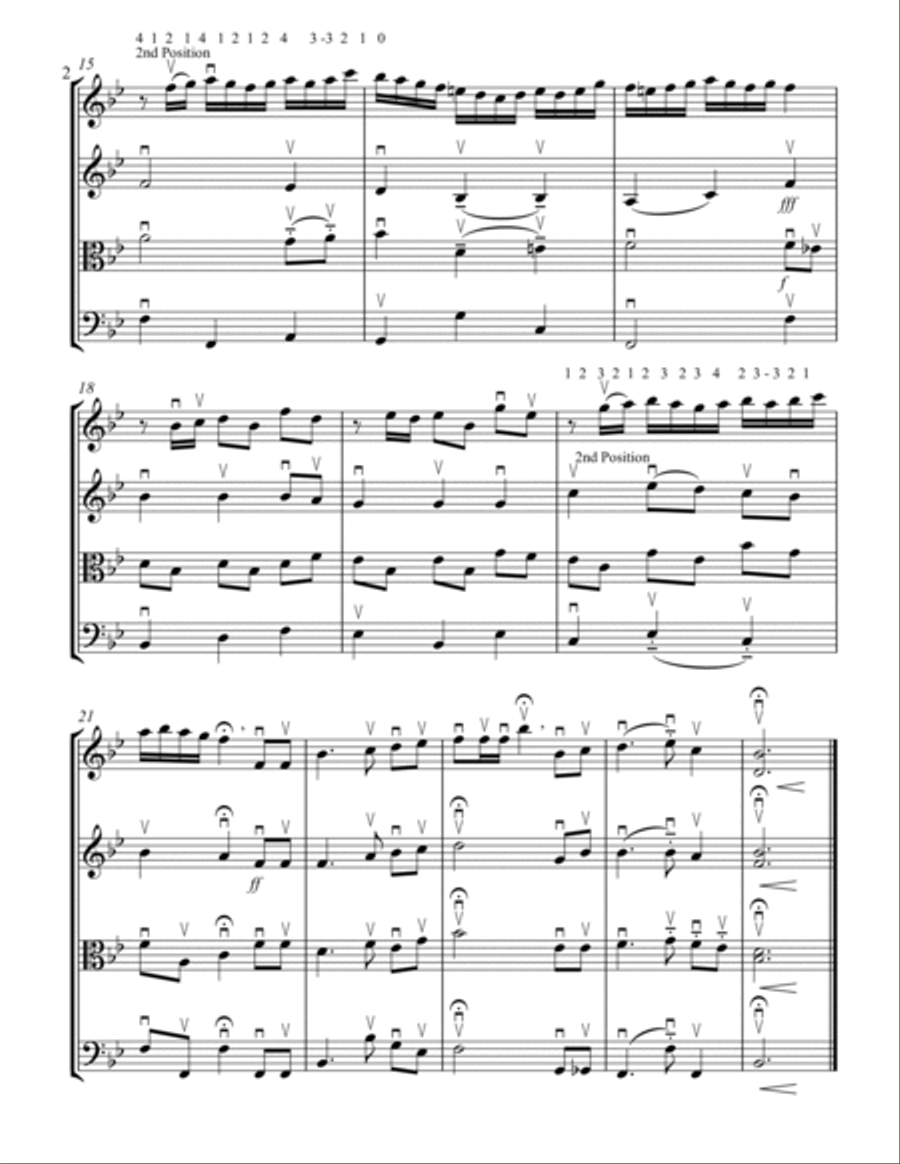 Star Spangled Banner Star Spangled Banner String Quartet scores gallery preview page 2