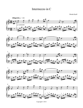 Intermezzo in C for Piano