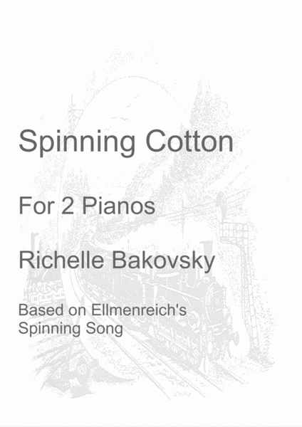 R. Bakovsky: Spinning Cotton for 2 Pianos image number null