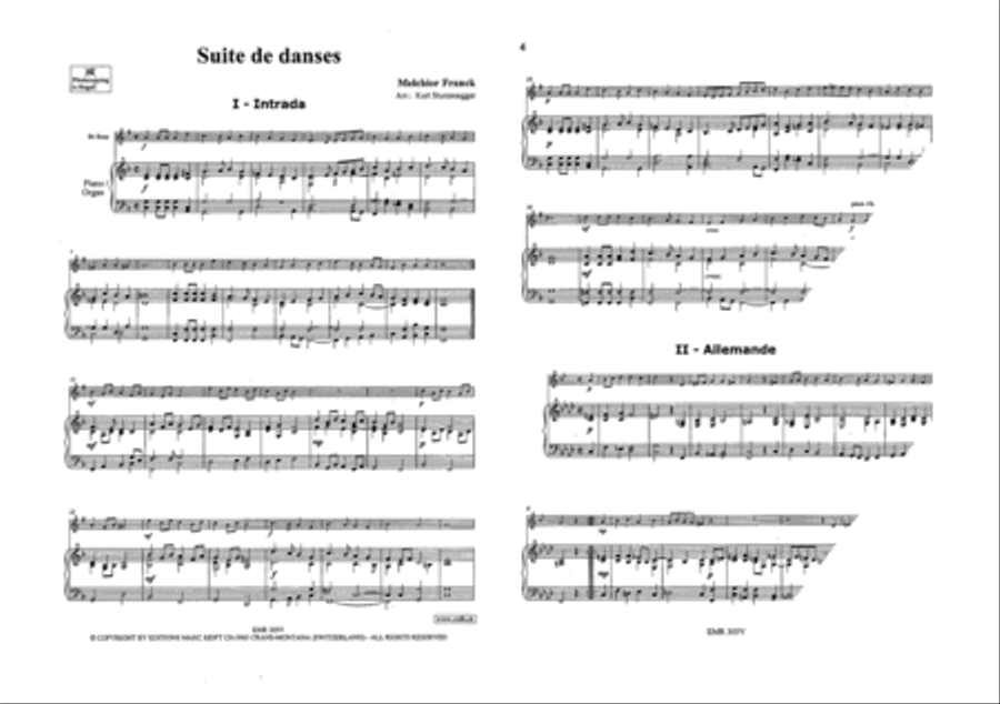 <br>Extrait de partition